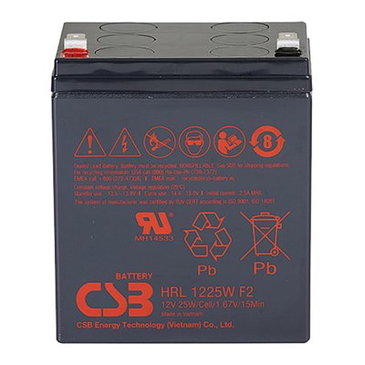 Аккумуляторная батарея CSB HRL1225WF2, 12V 5.8Ah (101х70х90мм) 31040 фото