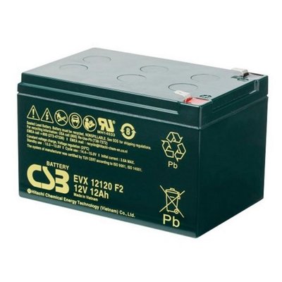 Аккумуляторная батарея CSB EVX12120, 12V 12Ah (151х98х94(100)мм, Q6) 01831 фото