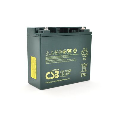 Аккумуляторная батарея CSB EVX12200, 12V 20Ah (181х77х162мм), Q4 23099 фото