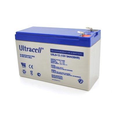 Акумуляторна батарея Ultracell UXL79-12 AGM 12V 9 Ah (151 x 65 x 99) White Q8/420 29378 фото