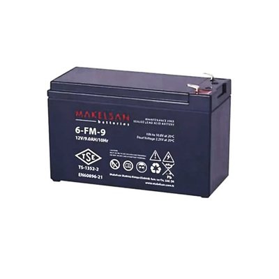 Аккумуляторная батарея AGM MAKELSAN 6-FM-9, Black Case, 12V 9.0Ah ( 151 х 65 х 94 (100) ) Q5 29065 фото