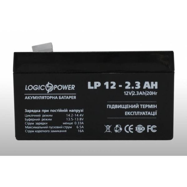 LogicPower 12V 2.3AH аккумулятор 21ЛТ фото