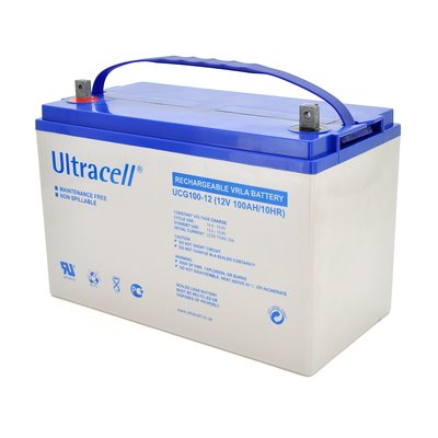 Аккумуляторная батарея Ultracell UCG100-12 GEL 12V 100 Ah (328 x 173 x 232) White Q1/48 28065 фото