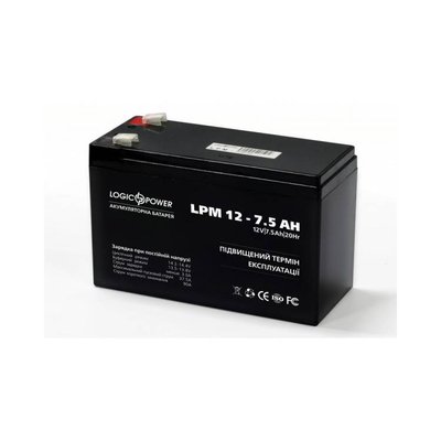 LogicPower LPM 12 - 7,5 AH акумулятор 3864л фото