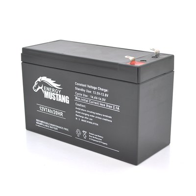 Аккумуляторная батарея EnergyMustang EM1270 AGM 12V 7Ah (151 x 65 x 94) 1.8 кг Q10 32769 фото