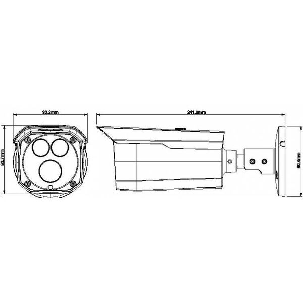 HDCVI відеокамера Dahua DH-HAC-HFW1200D (8 мм) 2 МП DH-HAC-HFW1200D (6mm) фото