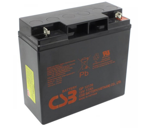 Аккумуляторная батарея CSB GP12170B1, 12V 17Ah (181х77х167мм) Q4/96 116443 фото