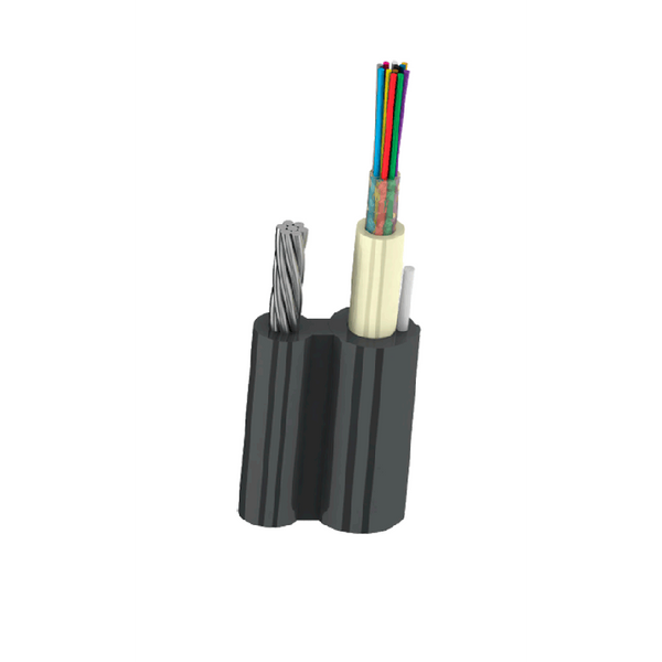 UTEX ОКП8(2,7)Т-24 2,7 кН оптичний підвісний кабель з тросом 1011946 фото