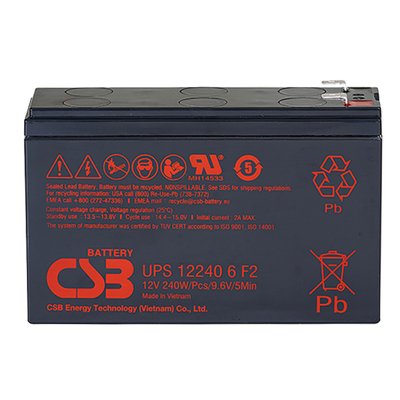 Аккумуляторная батарея CSB UPS122406, 12V 5Ah (151х51х94мм) 31038 фото