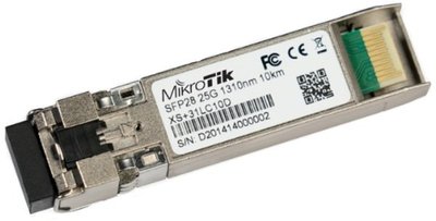 Модуль QSFP+ MikroTik XS+31LC10D (SFP28, 25Gbit/s, SM, 10km, 1310nm) 7237 фото