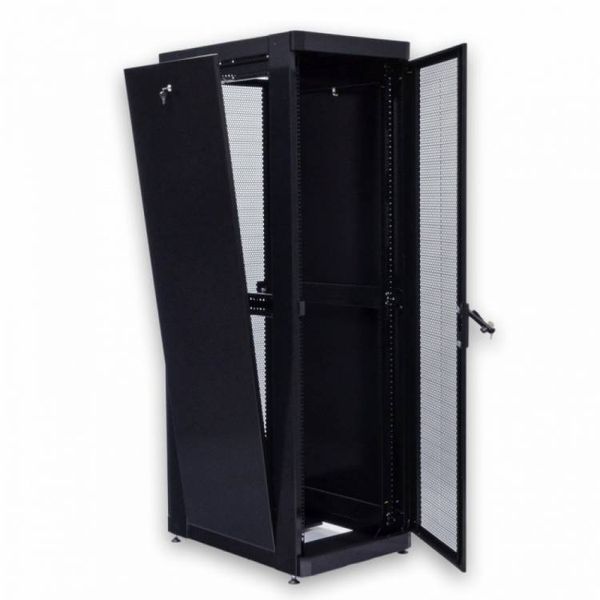CMS UA-MGSE4268MPB шкаф напольный 19" 42U, 610х865 усиленный, (перф), черный U0318800 фото