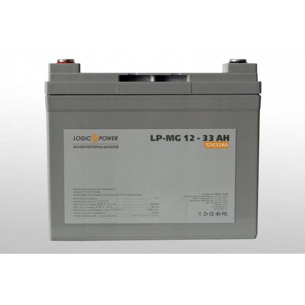 LogicPower LP-MG 12V 33AH акумулятор мультигелевий 3429л фото