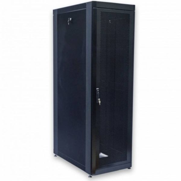 CMS UA-MGSE42610MPB шкаф напольный 19" 42U, 610х1055 усиленный, (перф), черный 1057307 фото