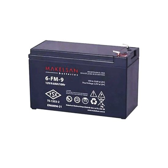 Акумуляторна батарея AGM MAKELSAN 6-FM-9, Black Case, 12V 9.0Ah ( 151 х 65 х 94 (100) ) Q5 29065 фото