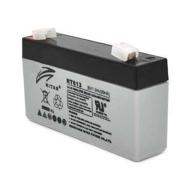 Аккумуляторная батарея AGM RITAR RT613, Gray Case, 6V 1.3Ah ( 97х24х 52 (58) ) Q20 02965ю фото