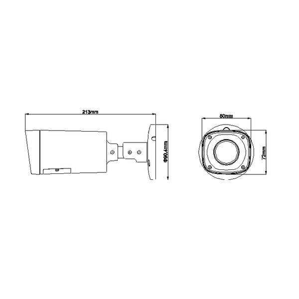 HDCVI відеокамера Dahua DH-HAC-HFW1100R-VF 1 МП DH-HAC-HFW1100R-VF фото