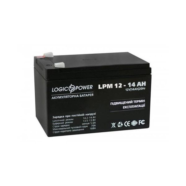 LogicPower LPM 12 - 14 AH акумулятор 4161л фото