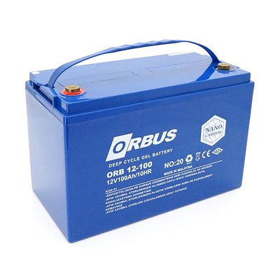 Аккумуляторная батарея ORBUS CG12100 GEL 12V 100 Ah (330 x 171 x 214) Q1/48 28636 фото