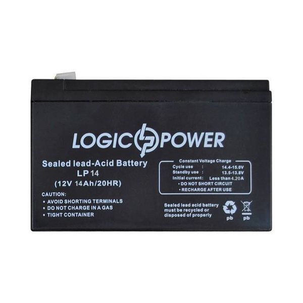 LogicPower 12V 14AH аккумулятор ЛТ-425 фото