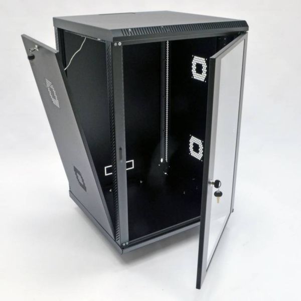 CMS UA-MGSWA186B шкаф настенный 18U, 600х600х907, черный U0391885 фото
