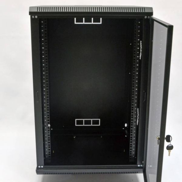 CMS UA-MGSWA186B шкаф настенный 18U, 600х600х907, черный U0391885 фото