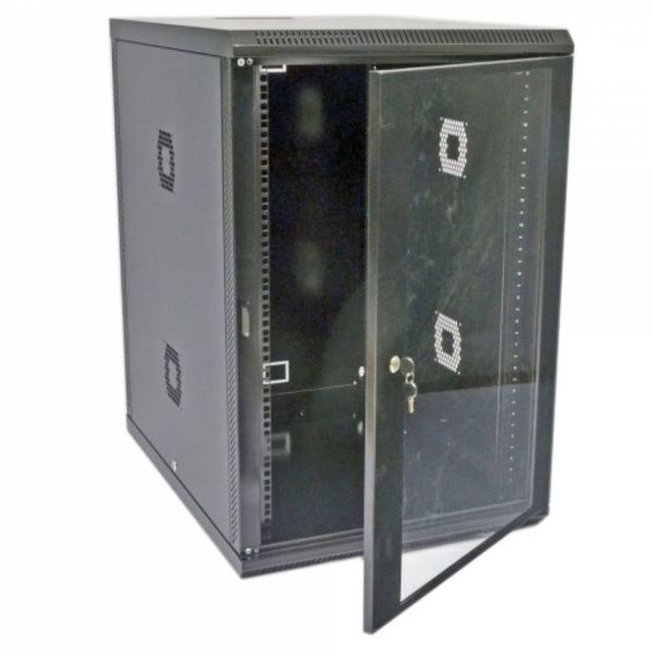 CMS UA-MGSWA188B шкаф настенный 18U, 600х800х907, черный U0286005 фото