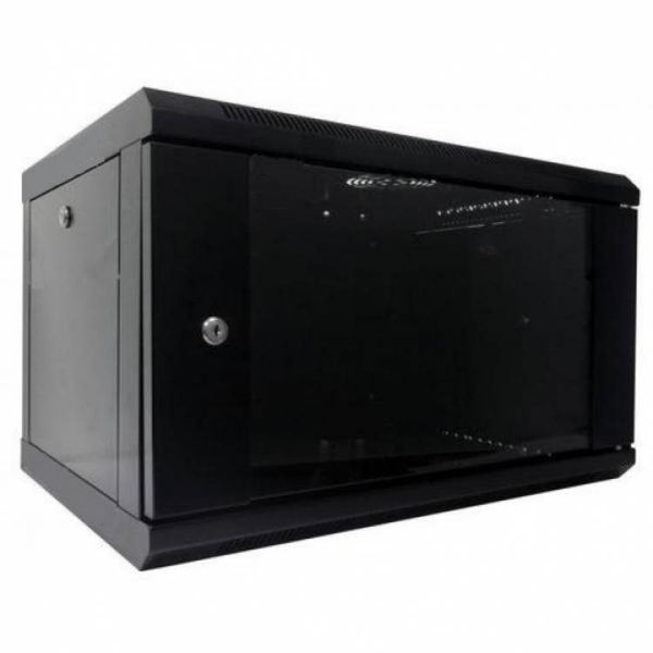 Hypernet WMNC66-9U-FLAT-BLACK шкаф коммутационный настенный 9U 600x600 разборной 6617г фото