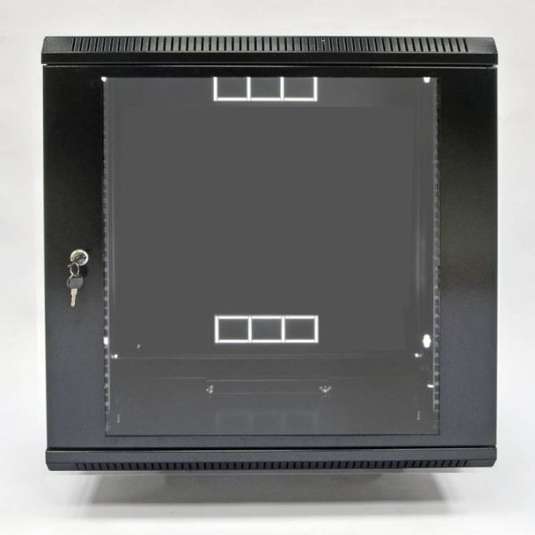 CMS UA-MGSWA126B шафа настінна 12U, 600х600х640, чорна U0260492 фото