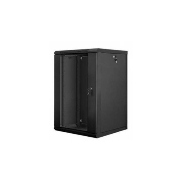 Hypernet WMNC66-18U-FLAT- BLACK шкаф коммутационный настенный 18U 600x600 разборной 99-00011386 фото