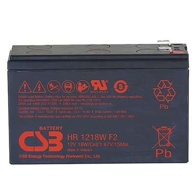 Акумуляторна батарея CSB HR1218WF2 12V 4,5Ah (151х51х94мм) 31045 фото