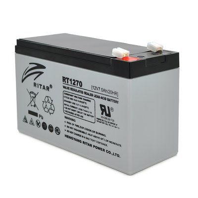 Акумуляторна батарея AGM RITAR RT1270, Gray Case, 12V 7.0Ah ( 151 х 65 х 94 (100) ) Q10 2974 фото